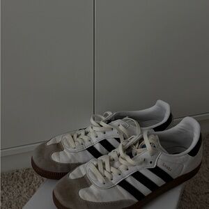 Adidas Samba White Black Sneakers
